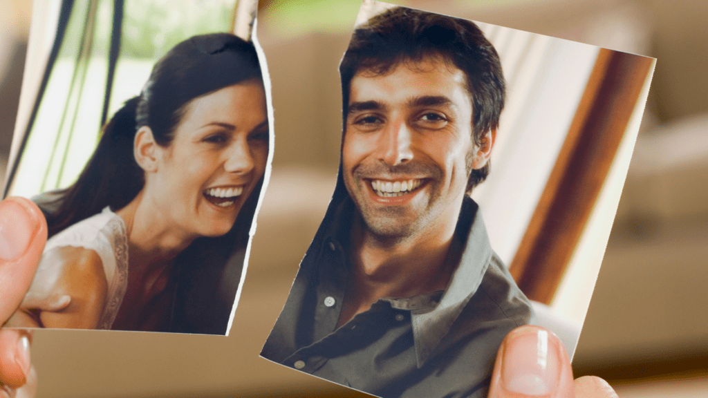 Torn Photo of Couple | Separation | Divorce